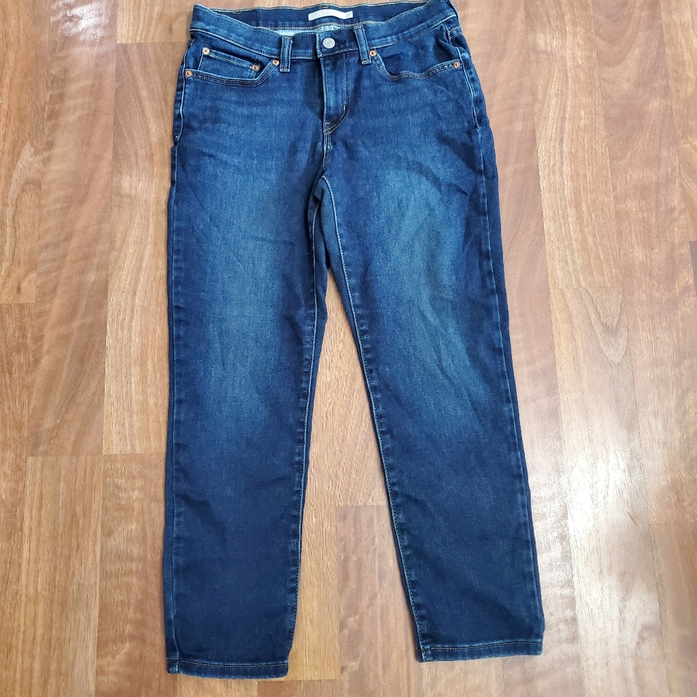 Levi's Blue Boyfriend Jeans 29/30 waist - Picture 11 of 11